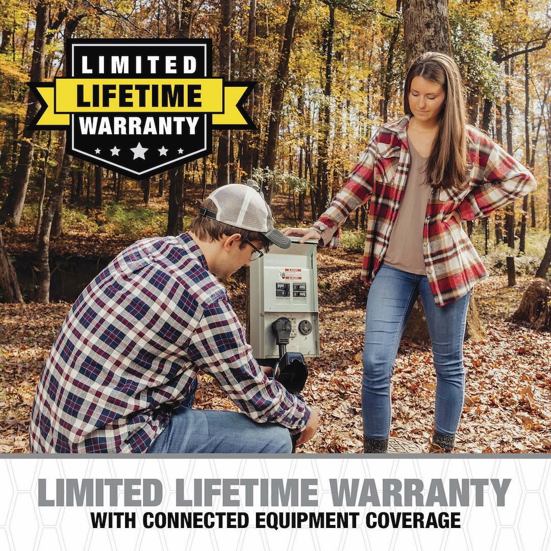 Product of SouthWire Corp. 44390 120/ 240 Volt 50 Amp Surge Protector