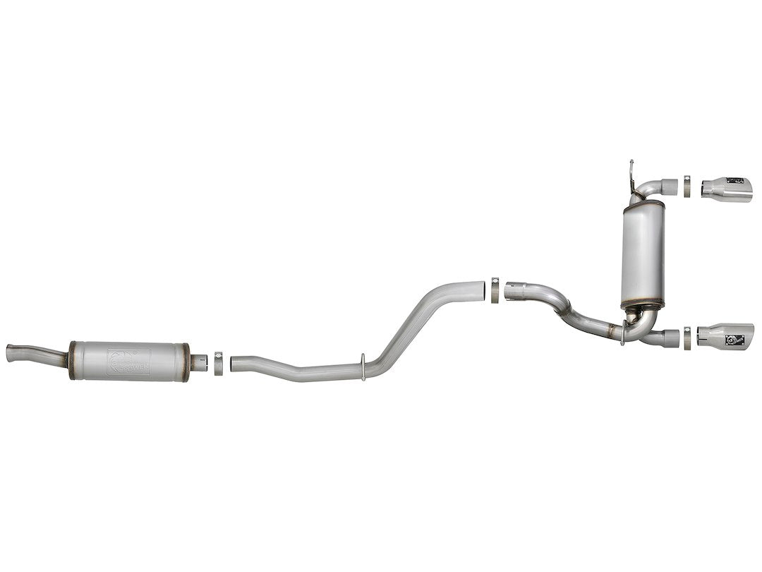 Product of Advanced FLOW Engineering 49-48066-P Rebel Cat-Back System Single Exhaust System Kit