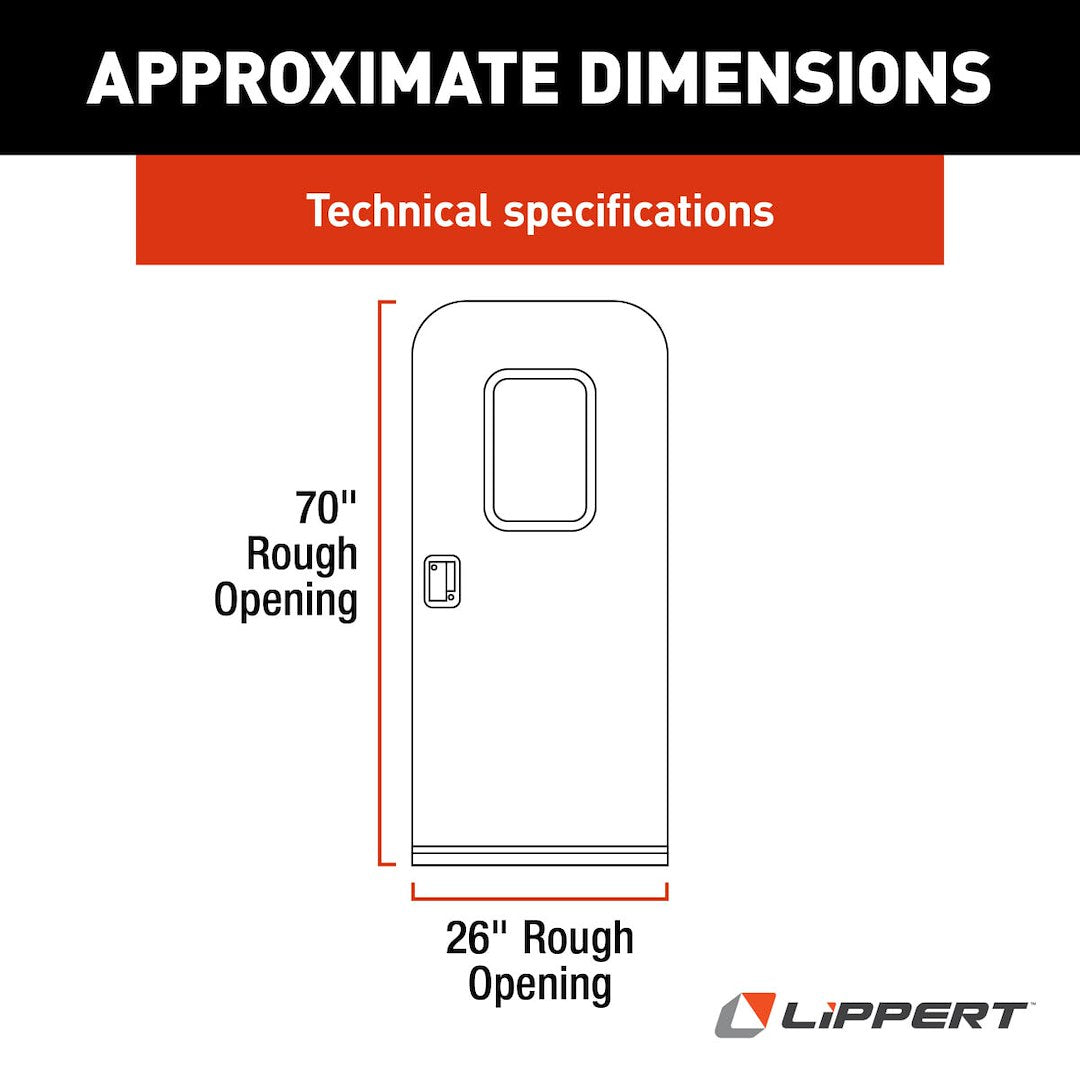 Product of Lippert Components V000381469 Entry Door