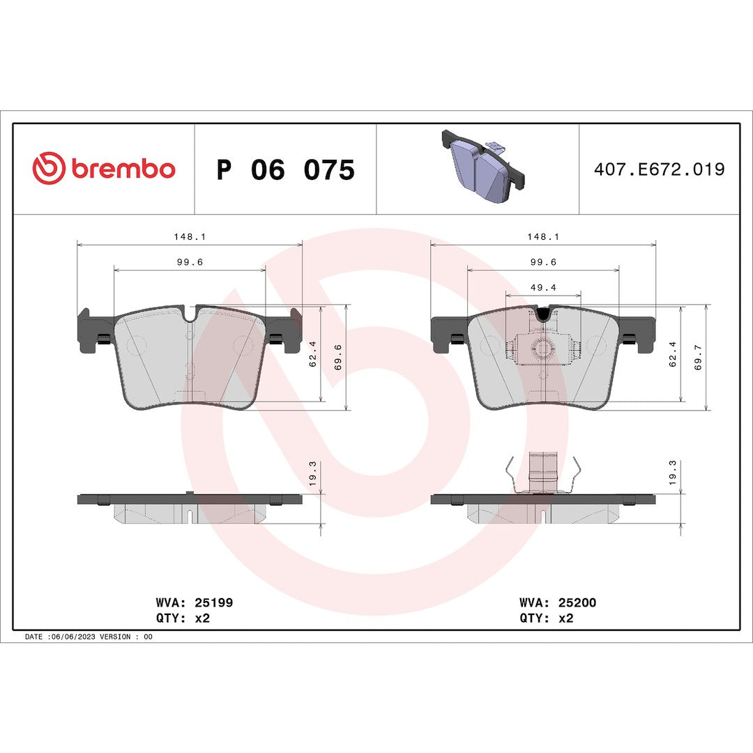 Brembo P06075 Brake Pad||p06075_Drw.Jpg||89||brmp06075||1754697