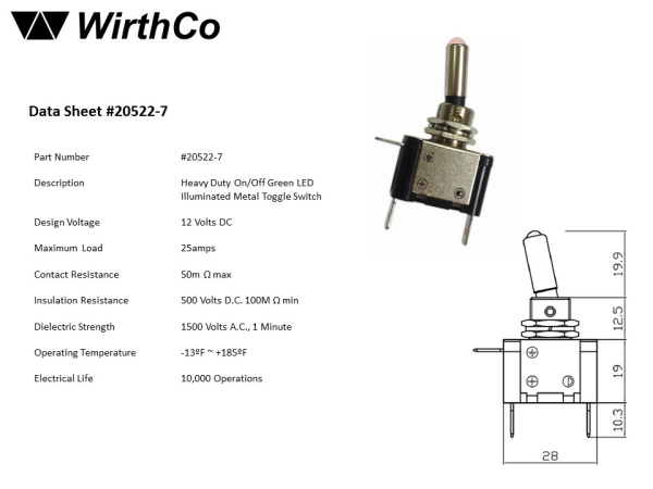 Product of Wirthco 20522 Multi Purpose Switch
