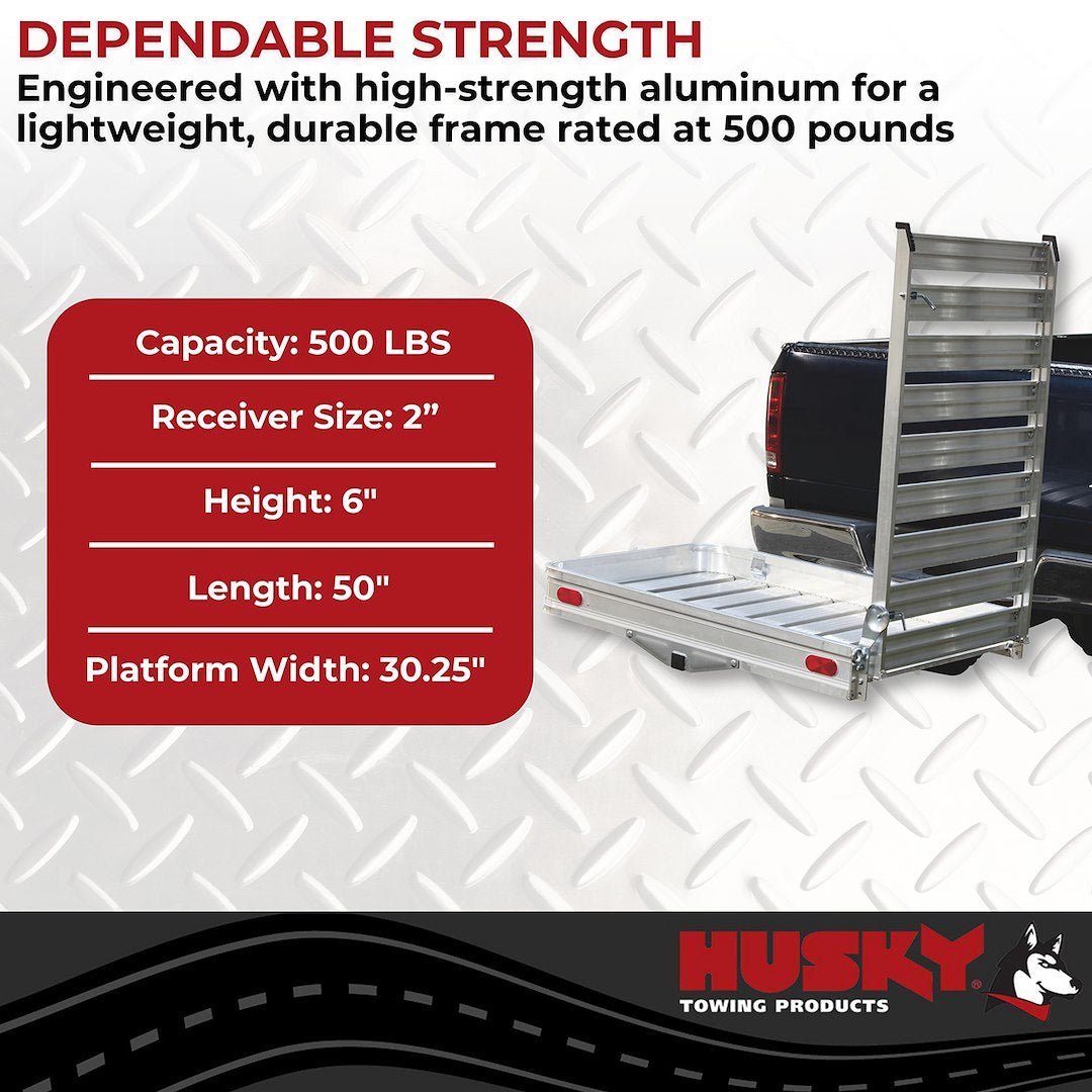 Husky Towing 88133 Trailer Hitch Cargo Carrier||hus_88133_Trailer Hitch Cargo Carrier With Ramp_B2c_5.Jpg||89||hus88133||2577611
