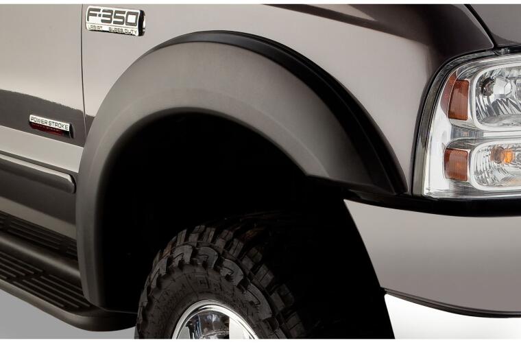 Product of Bushwacker 20075-02 Non-Exposed Fasteners Black Fender Flare - Set Of 2