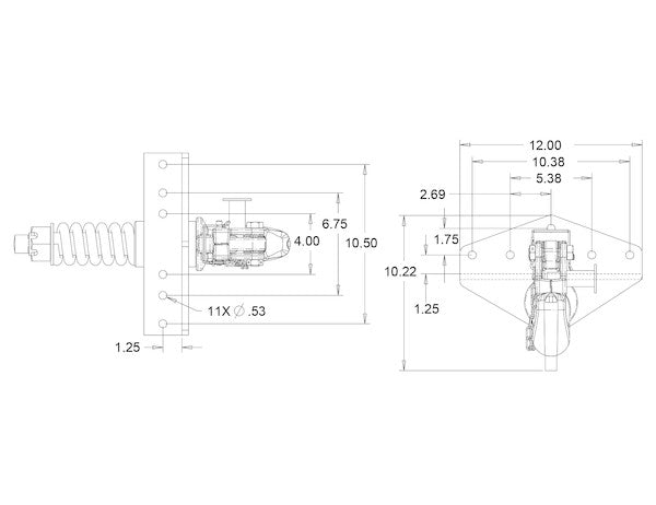 Buyers Products Bp125a Pintle Hook||bp125a_1.Jpg||86||b83bp125a||2212548