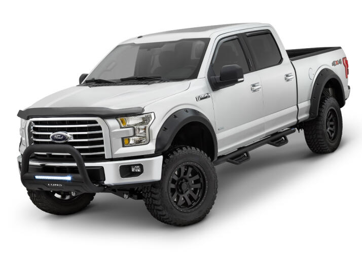 Product of Lund International RX133T Pocket Style/ Exposed Fasteners Black Fender Flare - Set Of 4