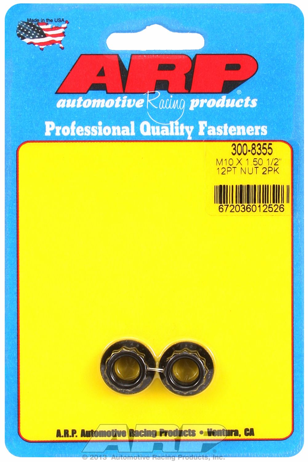Arp Auto Racing 400-8345 Nut||300-8355.Jpg||85||a144008345||1485164