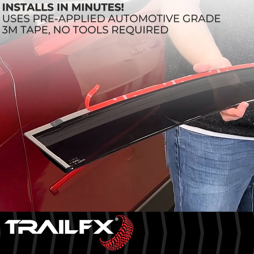 Product of TrailFX 4231H Outside Channel Rainguard