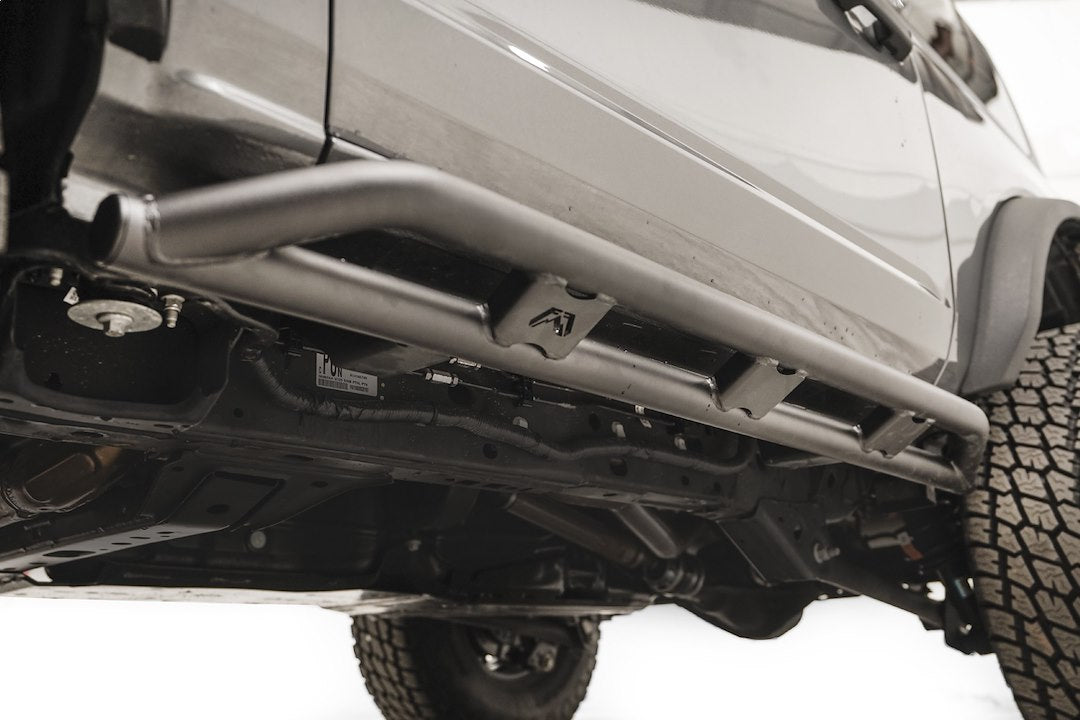 Product of Fab Fours FB21-G5252-1 Black Steel Tube Rocker Panel Guard