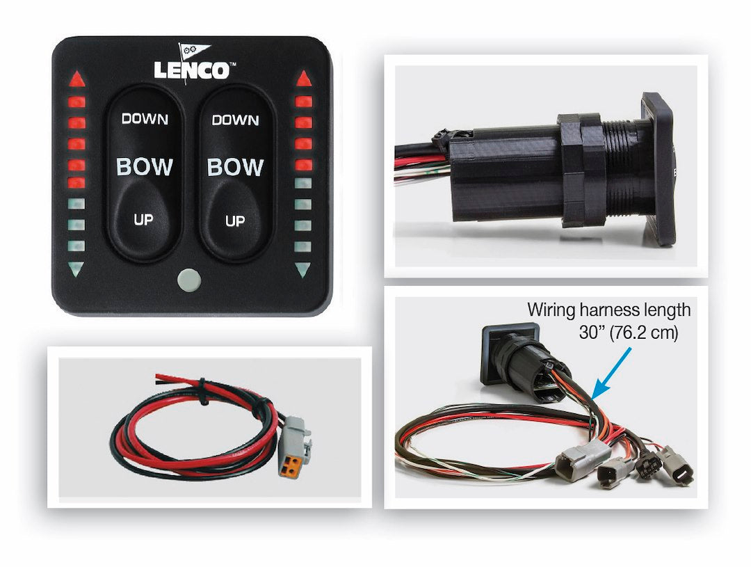 Product of Lenco 15170-001 Boat Trim Tab Switch