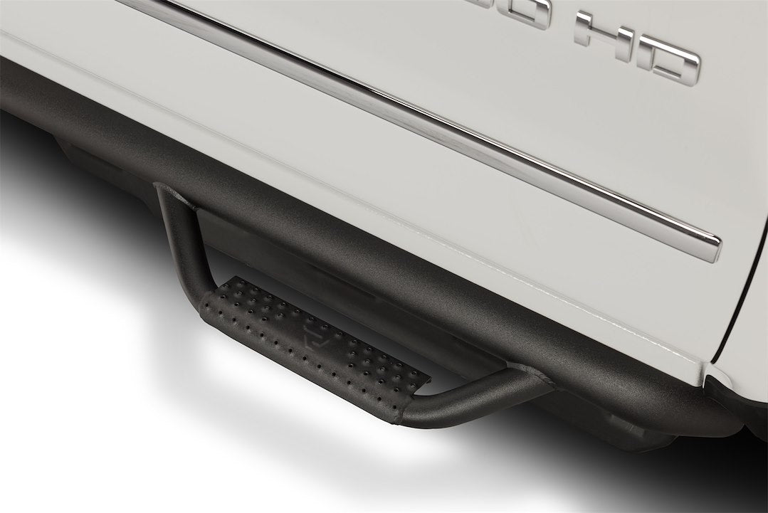 Product of N-Fab C1980CC-TX Cab Length Nerf Bar With Drop Down Steps