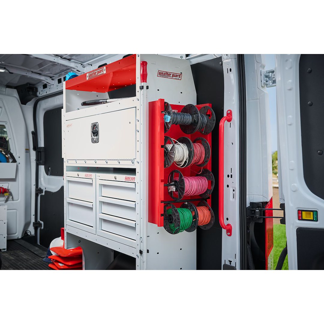 Weather Guard (Werner) 9882-7-01 Van Storage System Wire Spool Rack||9882-7-01_Ei_Redzonereelholder-57572.Jpg||86||w519882701||1541943