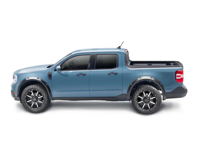 Product of Bushwacker 20967-02 Pocket Style/ Exposed Fasteners Black Fender Flare - Set Of 4