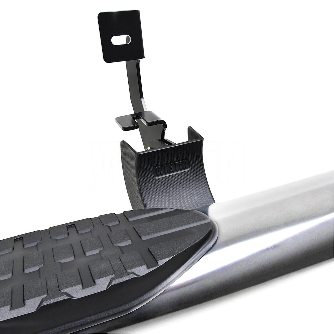 Product of Westin Automotive 21-534770 Polished Oval Nerf Bar - Truck Wheel To Wheel