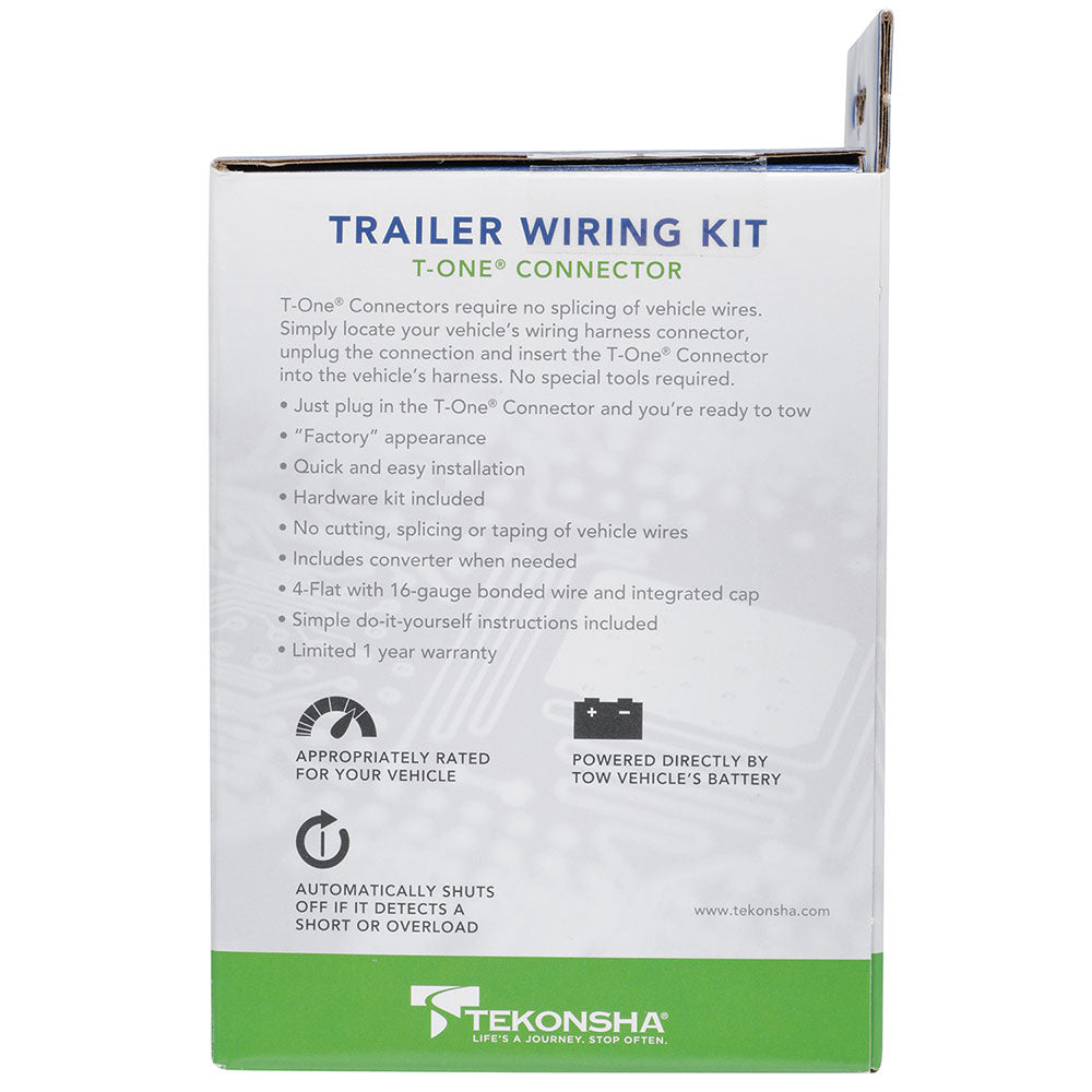 Product of Tekonsha 118774 Vehicle End 4 Flat Trailer Wiring Connector