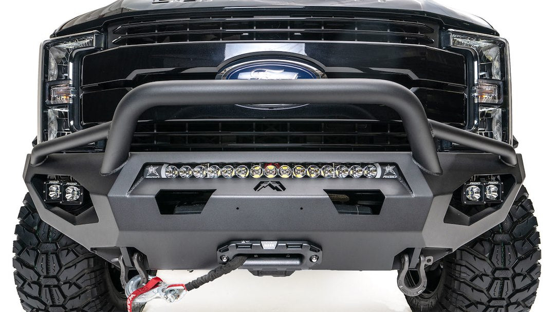 Product of Fab Fours FS17-X4162-1 Matrix Series Steel Powder Coated Bumper