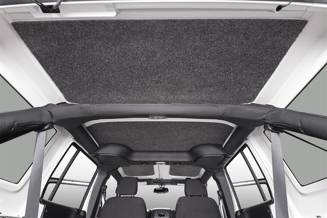 Product of BedRug HLJL182DRK Dark Gray Carpet-Like Polypropylene Headliner