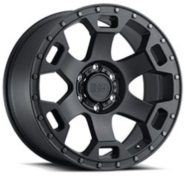 Product of Black Rhino Wheels 20x9 Black With Gun Metal Bolts Wheel - 5x5.90 Bolt Pattern