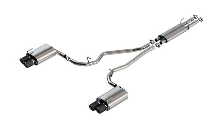 Product of Borla 140820CF S-Type Cat Back System Dual Exhaust System Kit