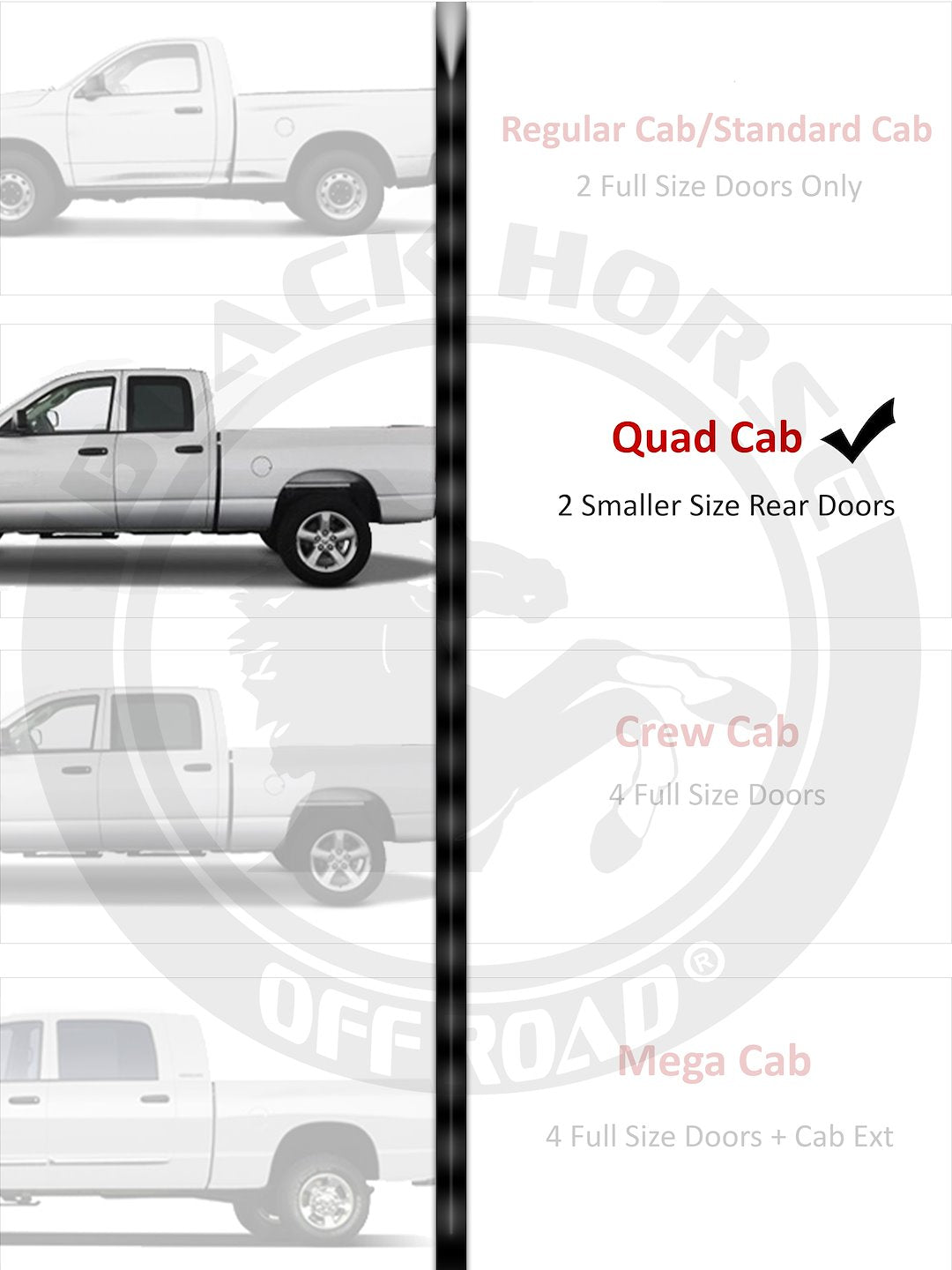 Product of Black Horse Offroad E0676 Epic Running Board