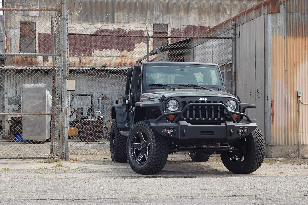 Product of Fab Fours JK07-B1850-1 Lifestyle ™ Steel Matte Powder Coated Bumper