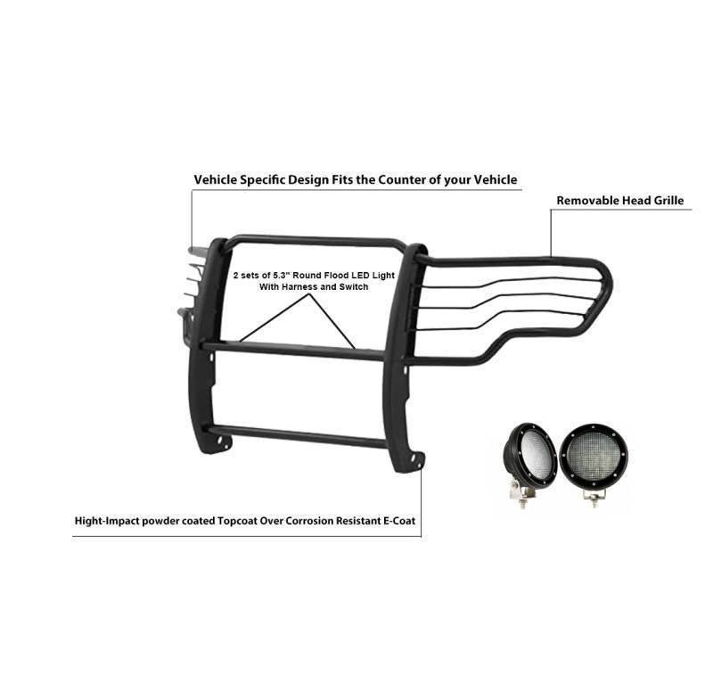 Black Horse Offroad 17fp30ma-Plfb Grille Guard||17fp30ma-Plfb_11.Jpeg||95||blk17fp30mafb||2237425