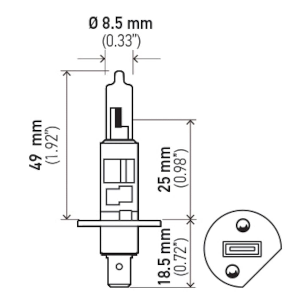 Product of Hella 002089402 Headlight Bulb