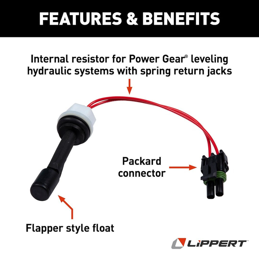 Product of Lippert Components 359063 Leveling System Hydraulic Tank Fluid Level Sensor