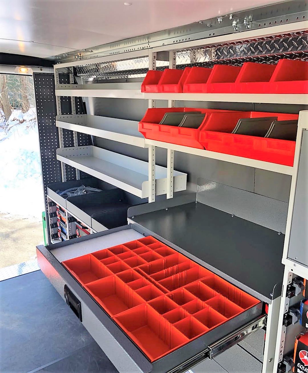 Product of Rolacase RSSHL/125-2 50 Inch L 12 Inch W Silver Van Storage System Shelf