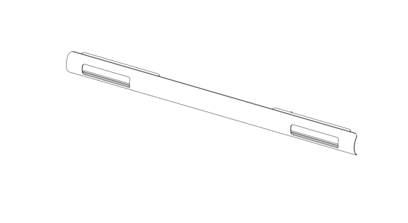 Go Rhino Public Safety 2l72-M1b Bumper Push Bar Top Channel Cover||2l72-M1b_2.Png||87||p2s2l72m1b||2257662