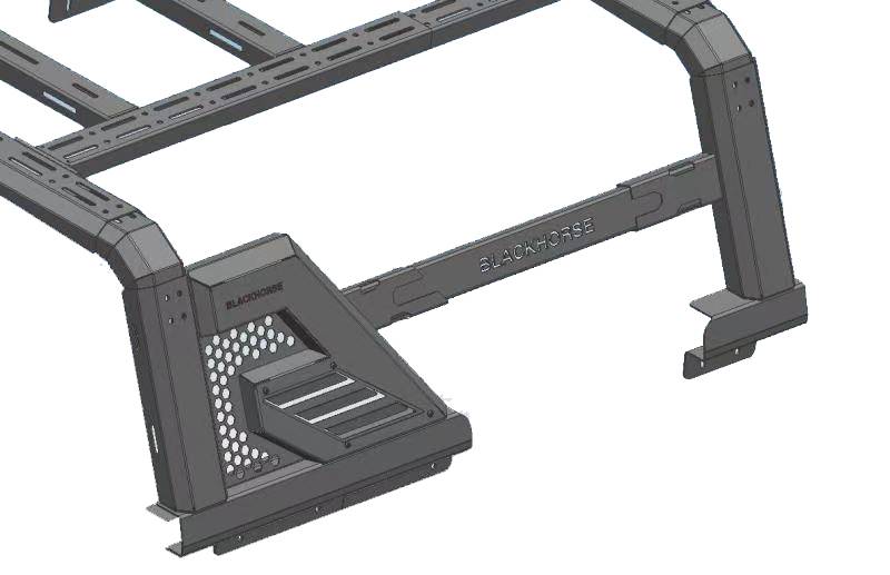 Black Horse Offroad Ar2-01ba1 Bed Cargo Rack||ar2-01ba1_7.Jpg||91||blkar201ba1||2237902