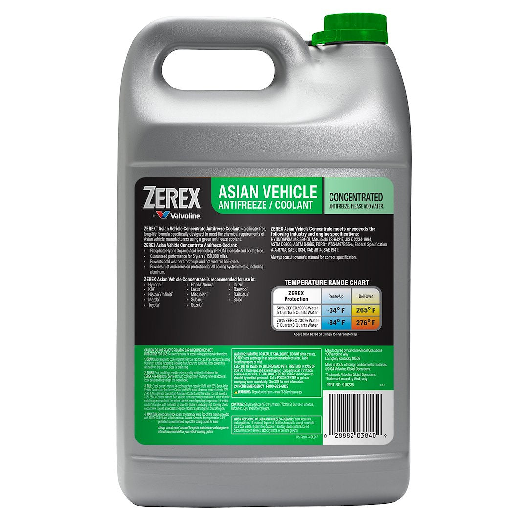 Zerex 910238 Engine Coolant||910238_1.Jpg||86||z22910238||2474441