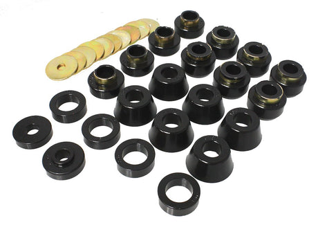 Product of Energy Suspension 2.4105G Black Polyurethane Body Mount Bushings