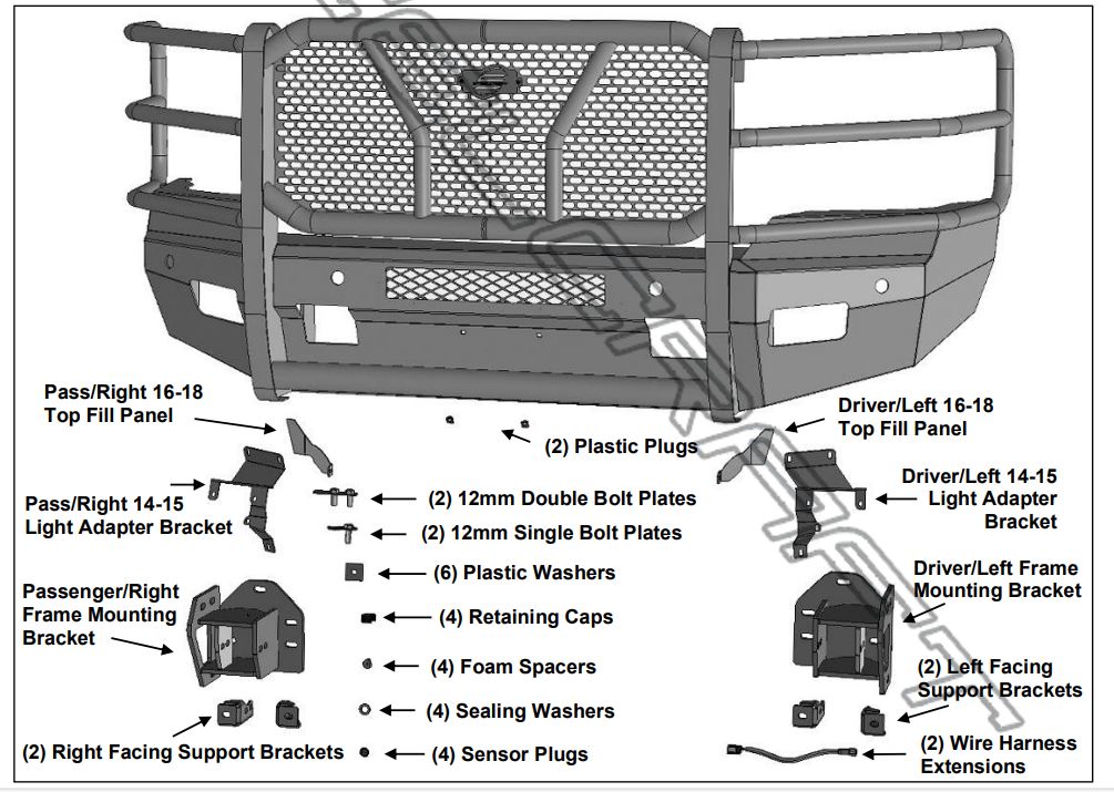 Product of Steelcraft AL60-10420 Elevation  Bumper