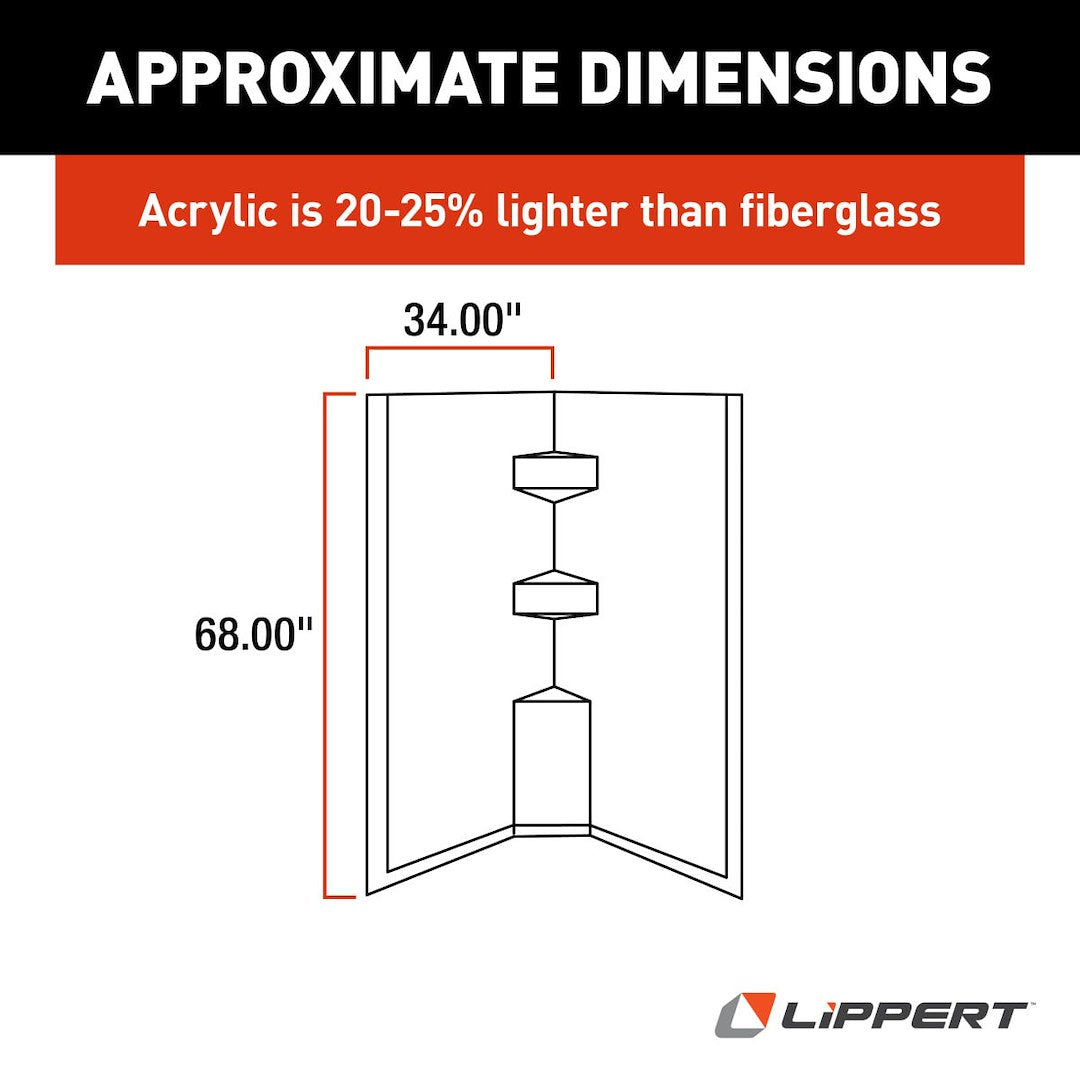 Product of Lippert Components 306205 Shower Surround