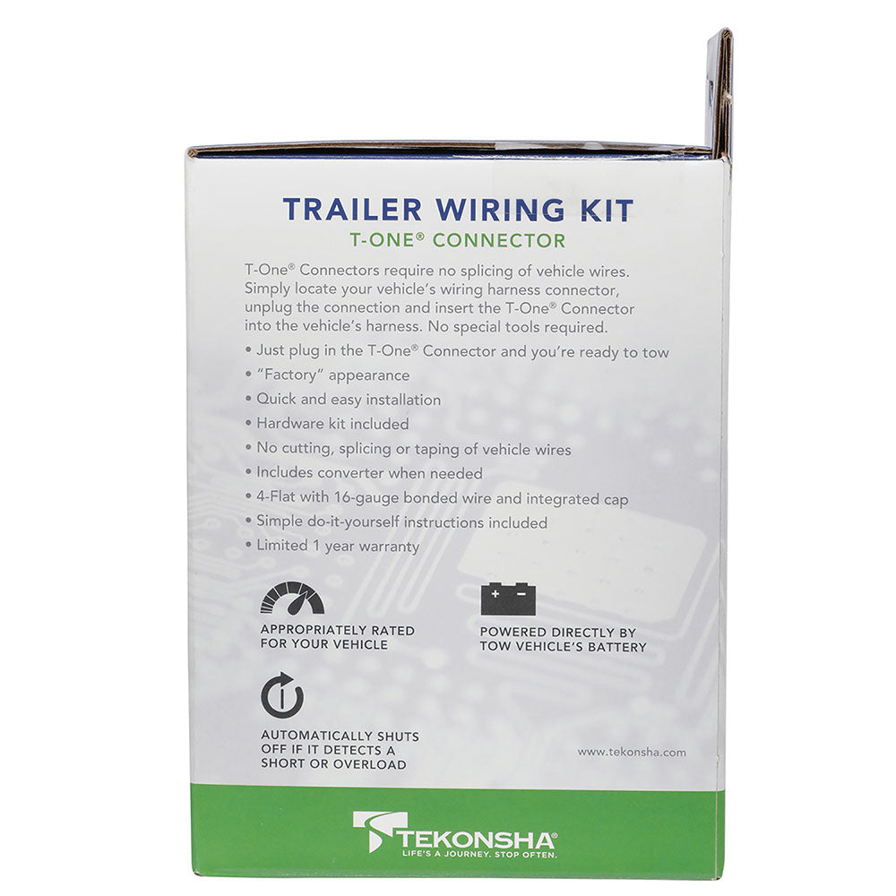 Product of Tekonsha 118764 Vehicle End 4 Flat Trailer Wiring Connector