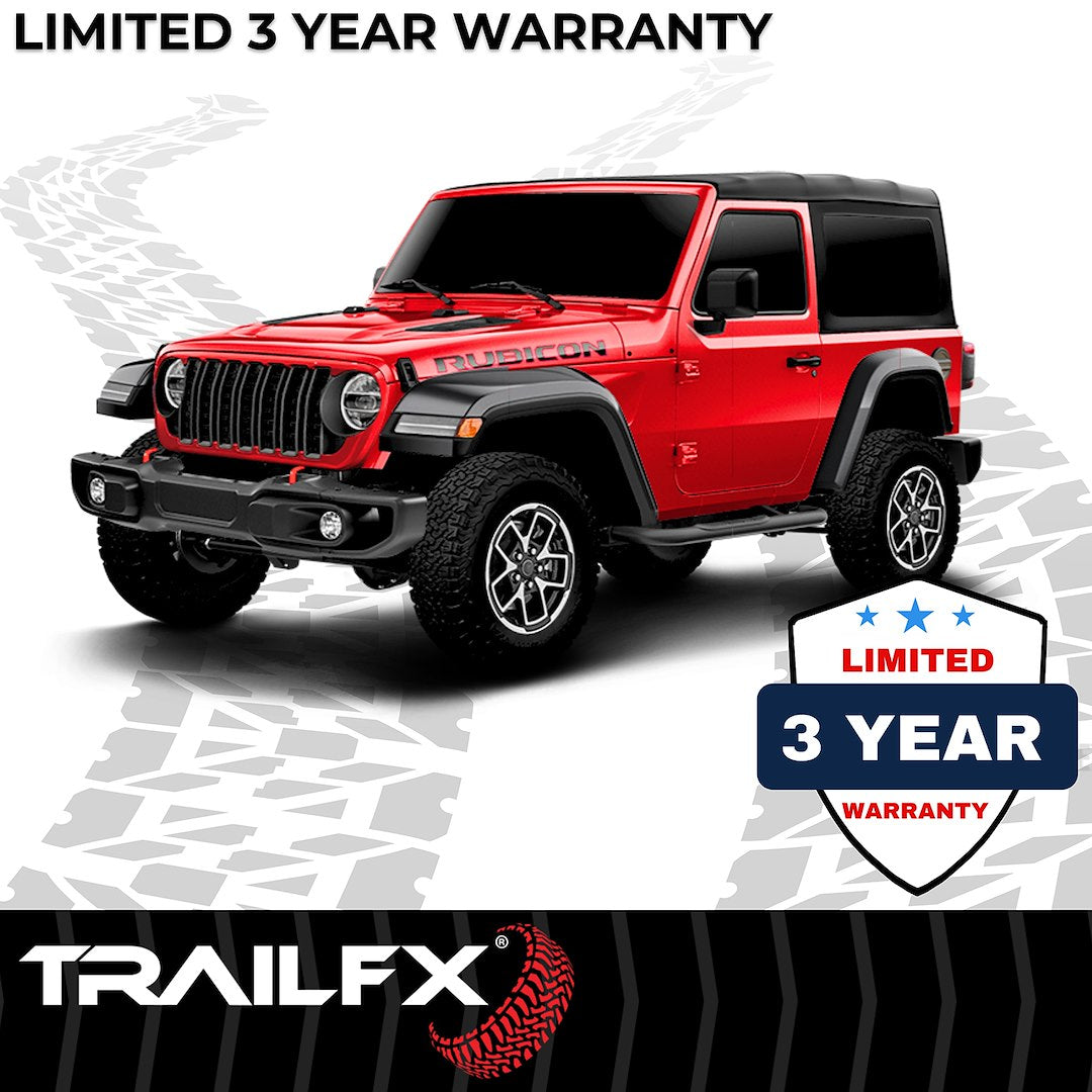 Product of TrailFX A0056T TFX Round Tube Side Steps Nerf Bar With Surface Steps