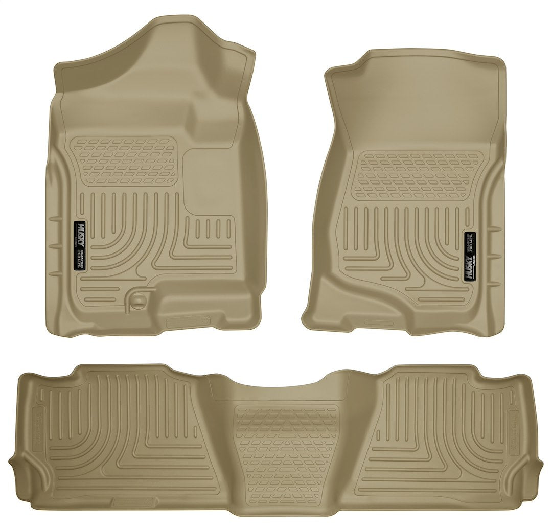 Product of Husky Liner WeatherBeater™ 98253 Beige/ Cashmere/ Camel/ Khaki/ Medium Neutral/ Sand/ Tan Thermoplastic Polyolefin (TPO) Floor Liner