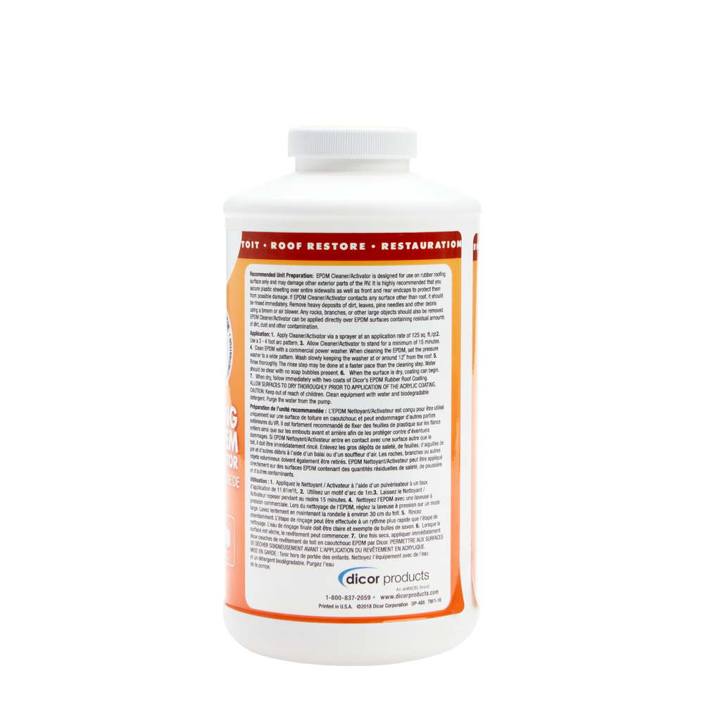 Product of Dicor Corp. Rp-Crp-Q Rubber Roof Cleaner