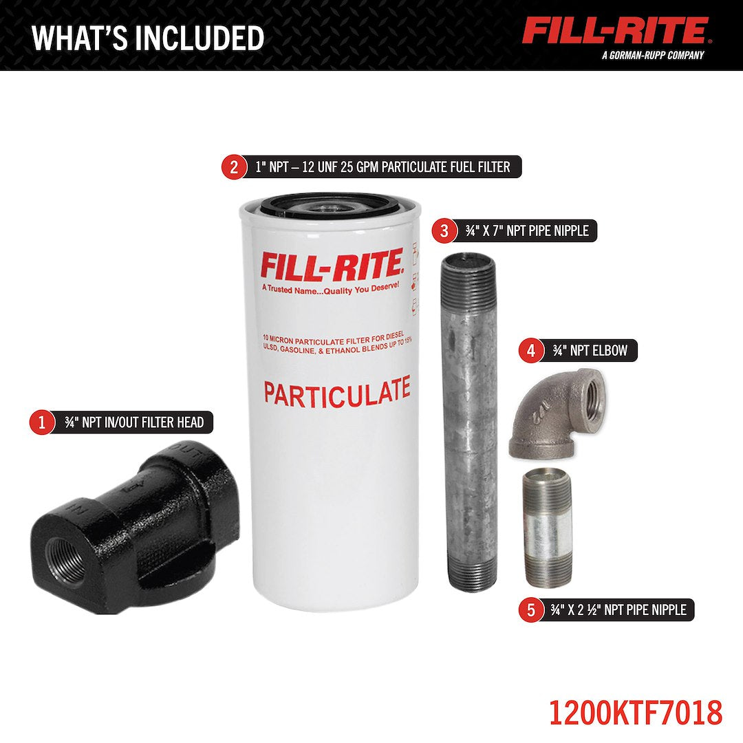 Fill-Rite 1200ktf7018 Liquid Transfer Tank Pump Filter||1200ktf7018_1.Jpg||86||f721200ktf701||1012784