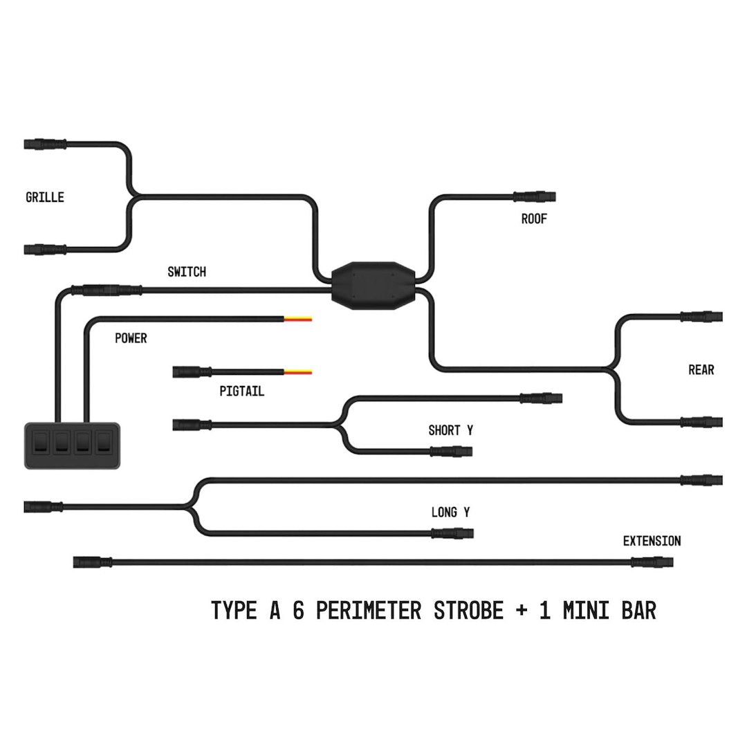 Product of Builtbright Bb8ka06 Warning Light Wiring Harness