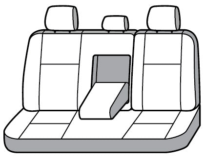 Product of Covercraft GTK96ENBK PrecisionFit® Black Nylon/ Polyester Fabric Seat Cover