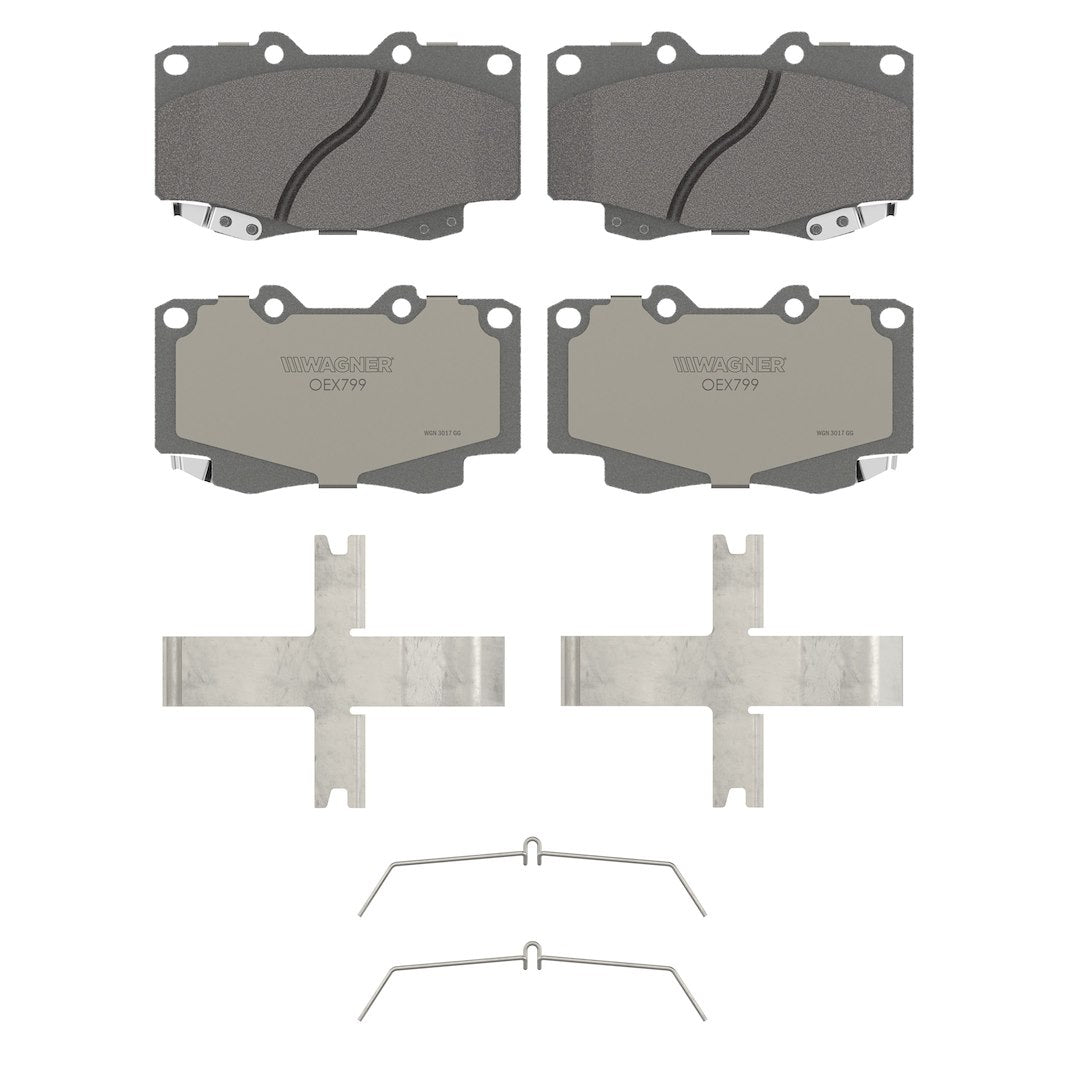 Wagner Brakes Oex799 Brake Pad||oex799.Jpg||85||w66oex799||2222321