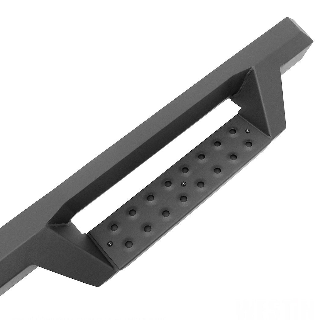 Product of Westin Automotive 56-534775 Black Textured Powder Coated Square Nerf Bar - Truck Wheel To Wheel