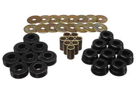 Product of Energy Suspension 3.4126G Black Polyurethane Body Mount Bushings
