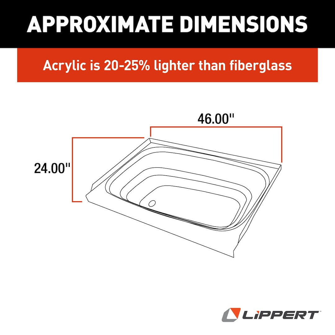 Product of Lippert Components 209681 Bathtub