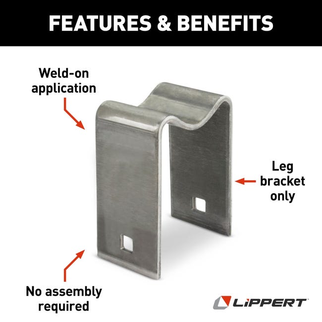 Product of Lippert Components 113511 Trailer Landing Gear Mounting Bracket