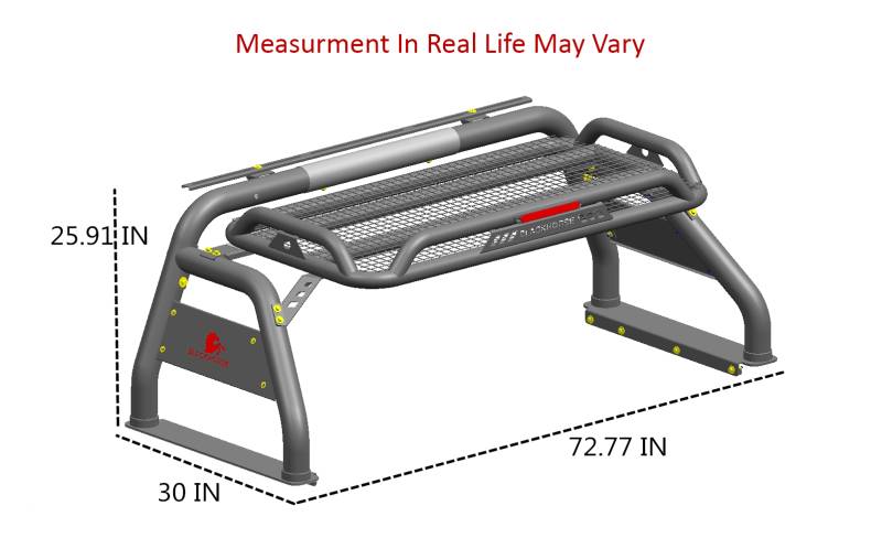 Black Horse Offroad Rb-Ba15b Truck Bed Bar||rb-Ba15b_11.Jpeg||95||blkrbba15b||1788847