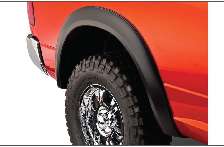 Product of Bushwacker 50904-02 Non-Exposed Fasteners Black Fender Flare - Set Of 4