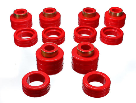 Product of Energy Suspension 3.4123R Red Polyurethane Body Mount Bushings