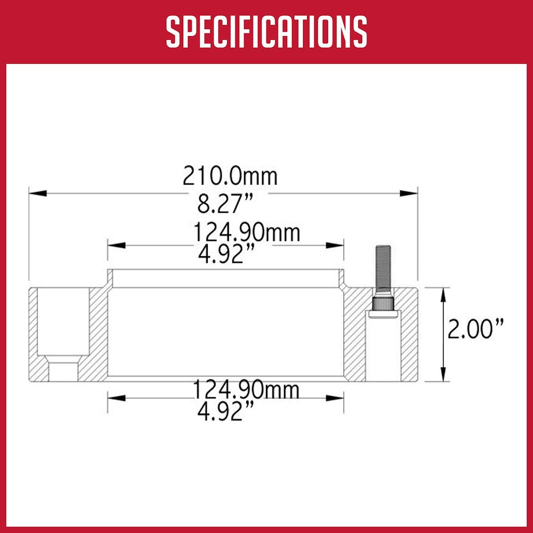 Coyote Wheel Accessories 8170-8170h-E142 Wheel Adapter||6_Specifications_18_1.Jpg||90||rev08170he142||1146092